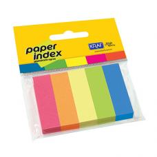 Kraf Kağıt İndex 5 Renk 100 Yaprak  15 mm x 50 mm